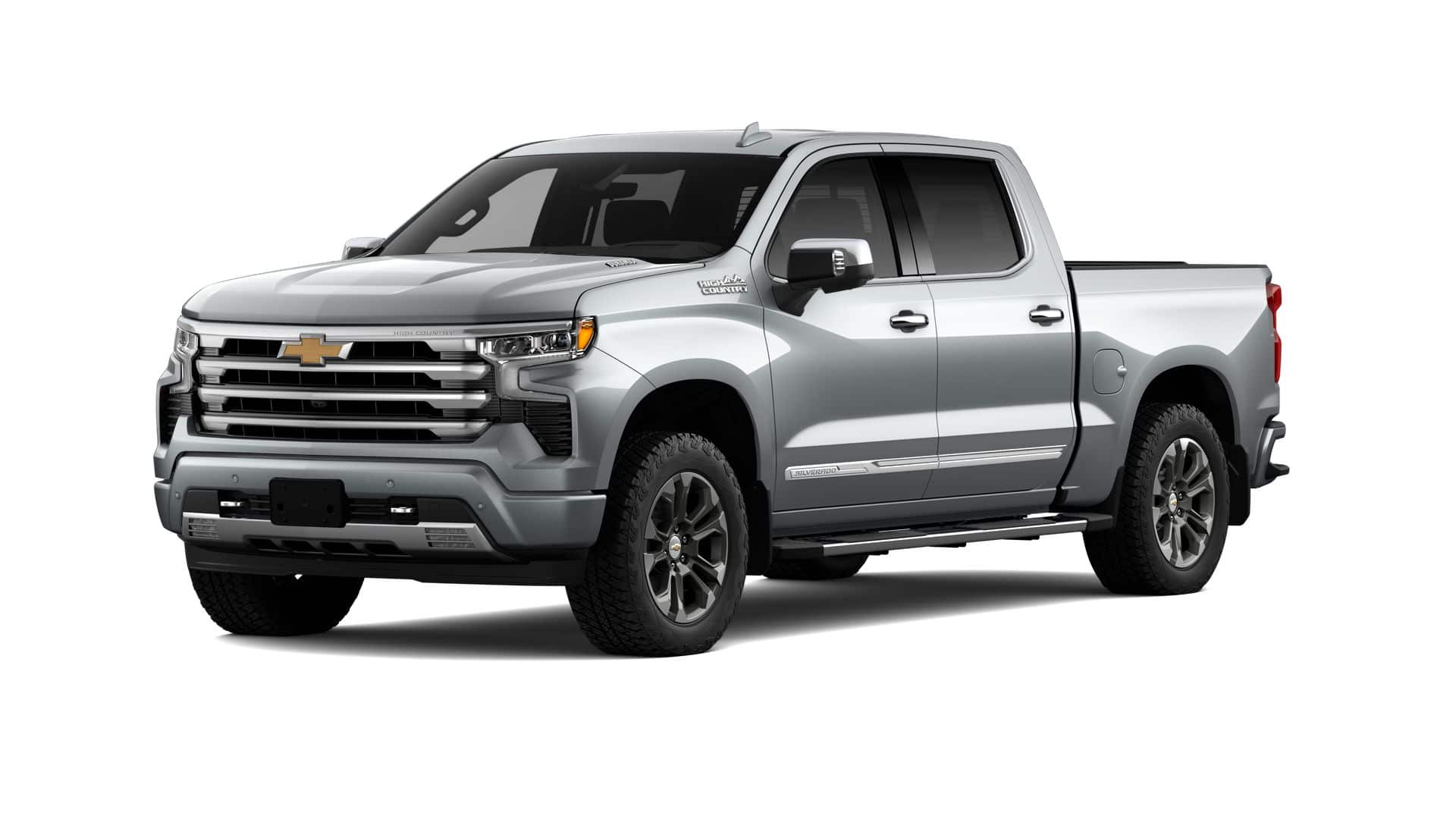 2026 Chevrolet Silverado 1500 High Country in Sterling Gray Metallic — front three-quarter view