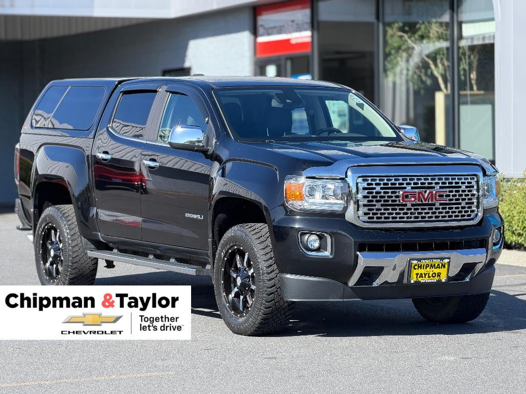 2017 GMC Canyon 4WD Denali in Onyx Black — front three-quarter view