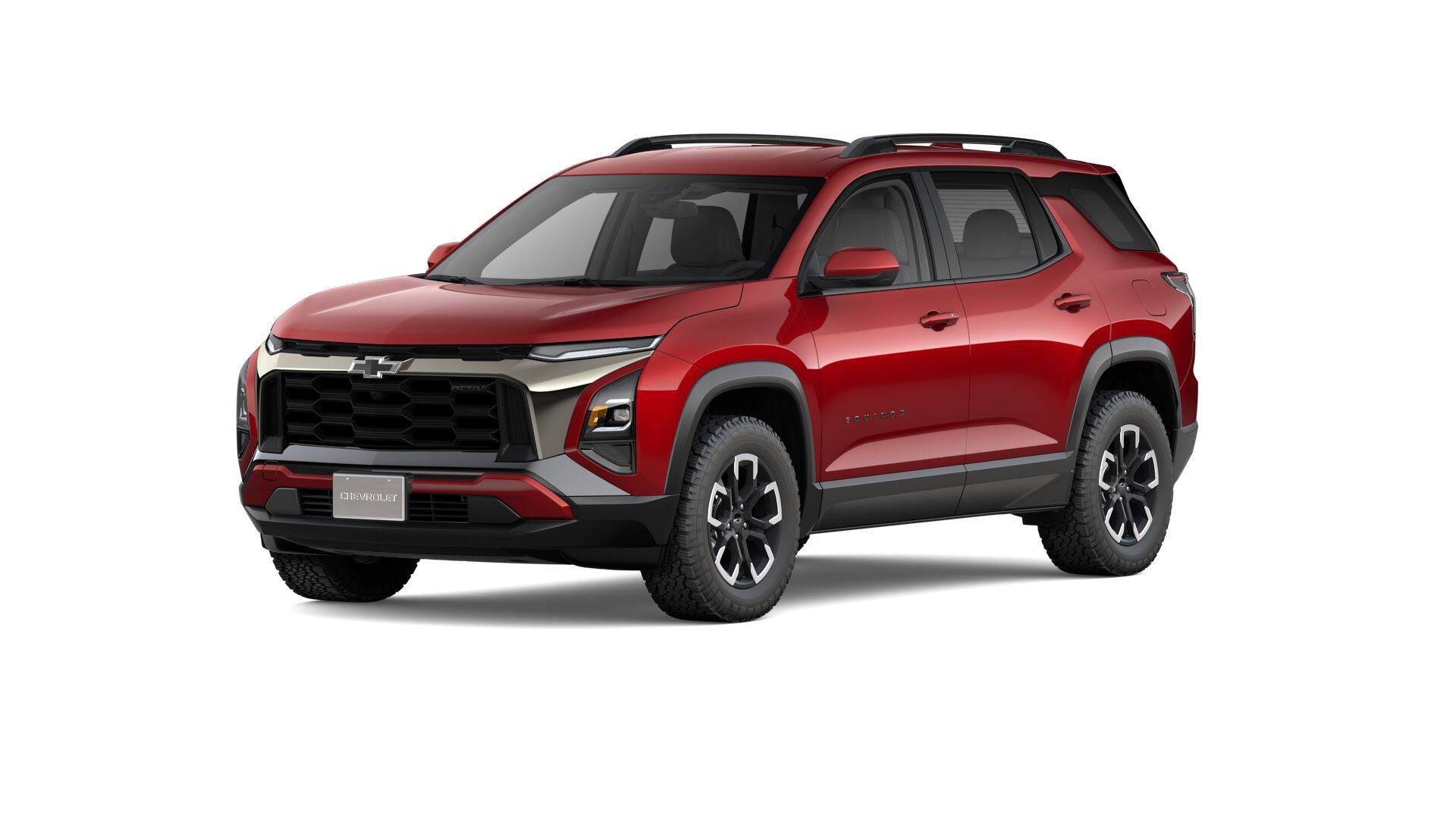 2026 Chevrolet Equinox ACTIV in Radiant Red Tintcoat — front three-quarter view