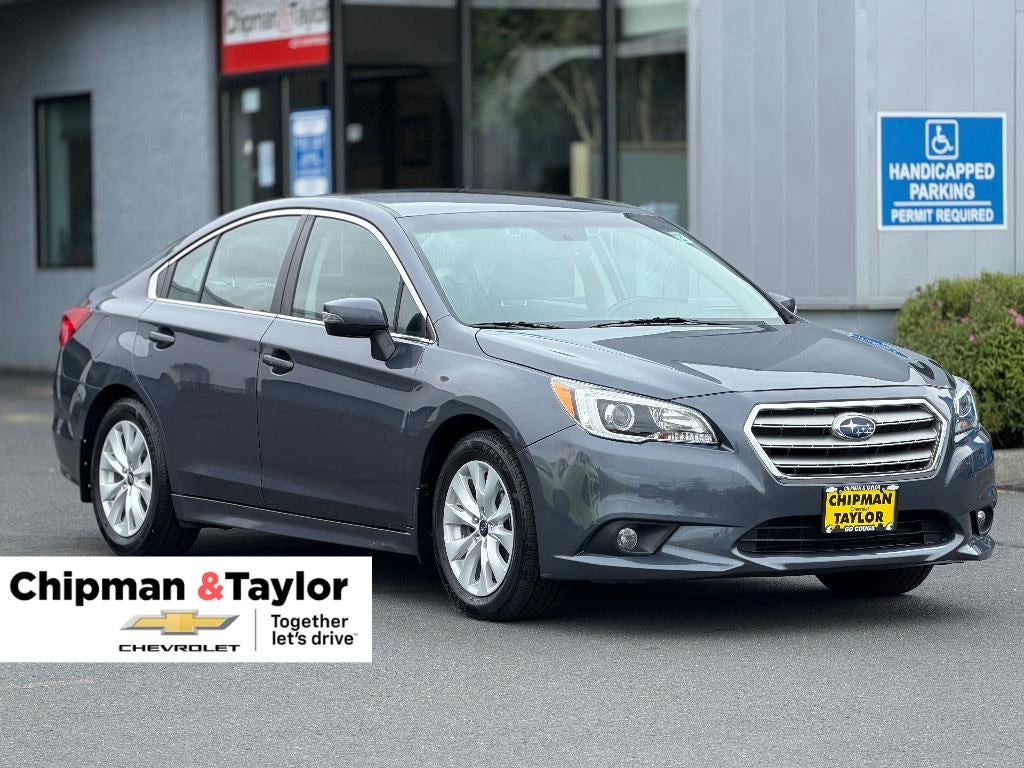 2015 Subaru Legacy 2.5i Premium in Blue — front three-quarter view