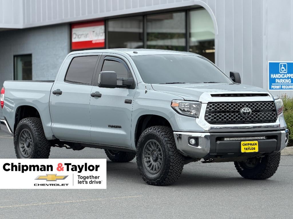 2019 Toyota Tundra 4WD SR5 in None — front three-quarter view
