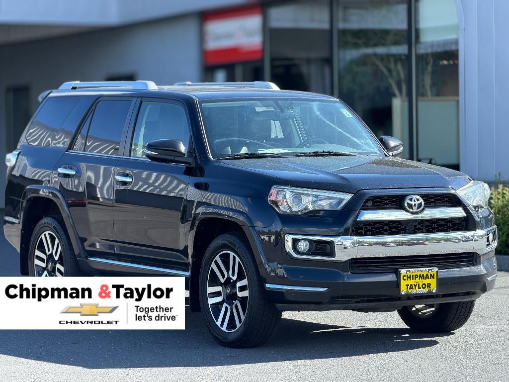 2018 Toyota 4Runner SR5 in Black — front three-quarter view